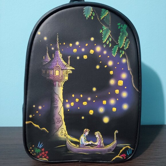 Loungefly Handbags - NWT Loungefly Disney Tangled Lanterns Light-Up Mini Backpack